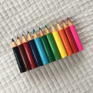 Rainbow Pencil Hair Clip